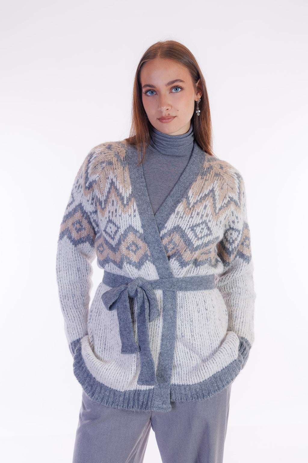 Cardigan jacquard