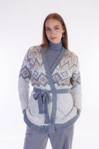 Cardigan jacquard