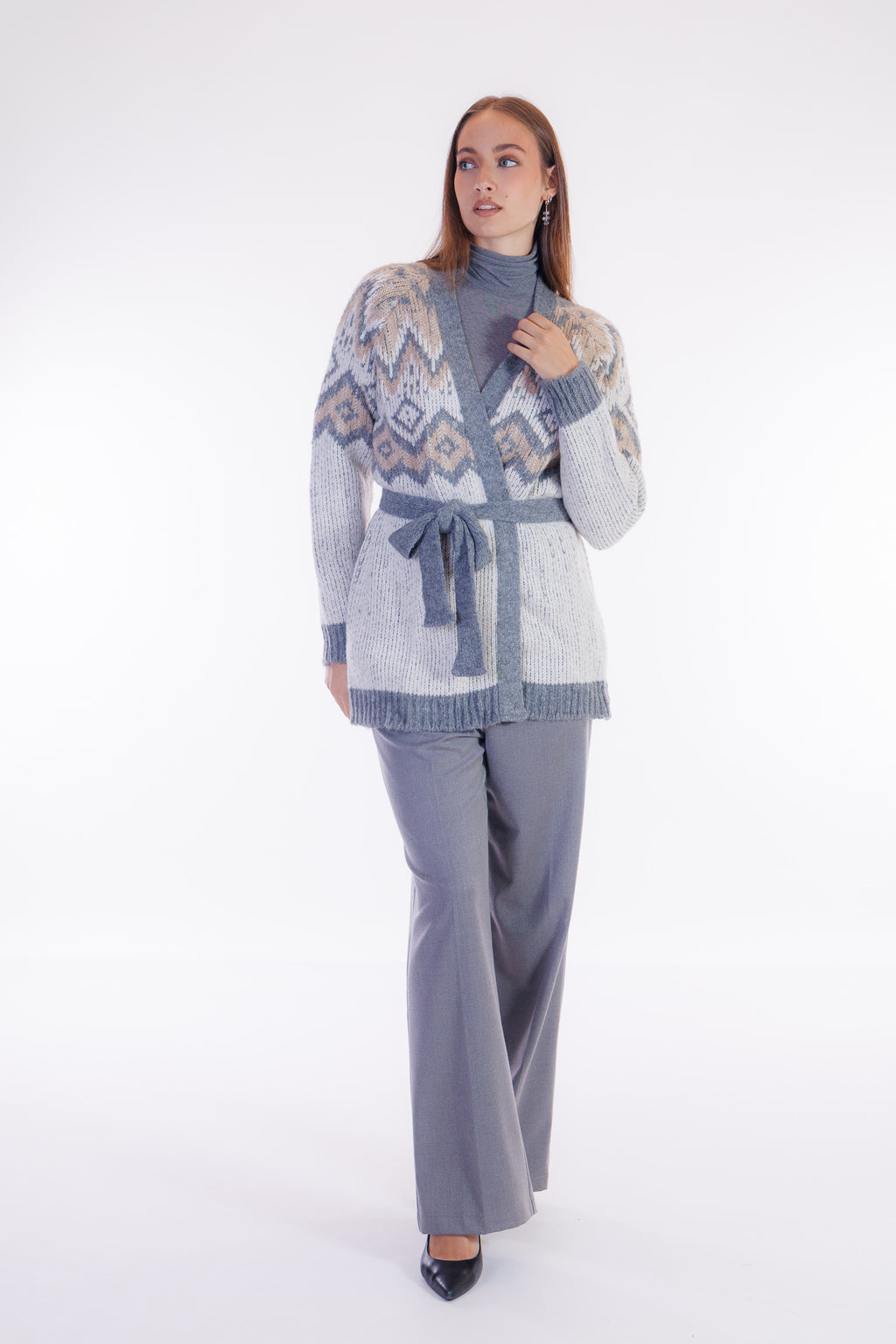 Cardigan jacquard