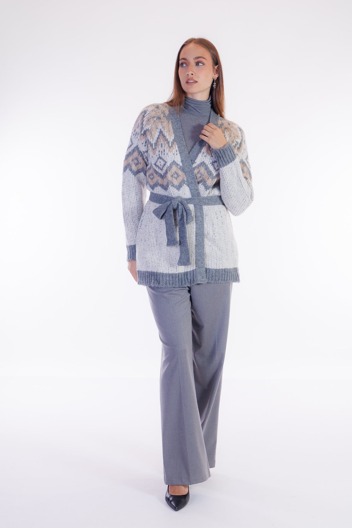 Cardigan jacquard