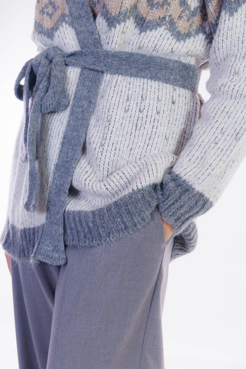 Cardigan jacquard