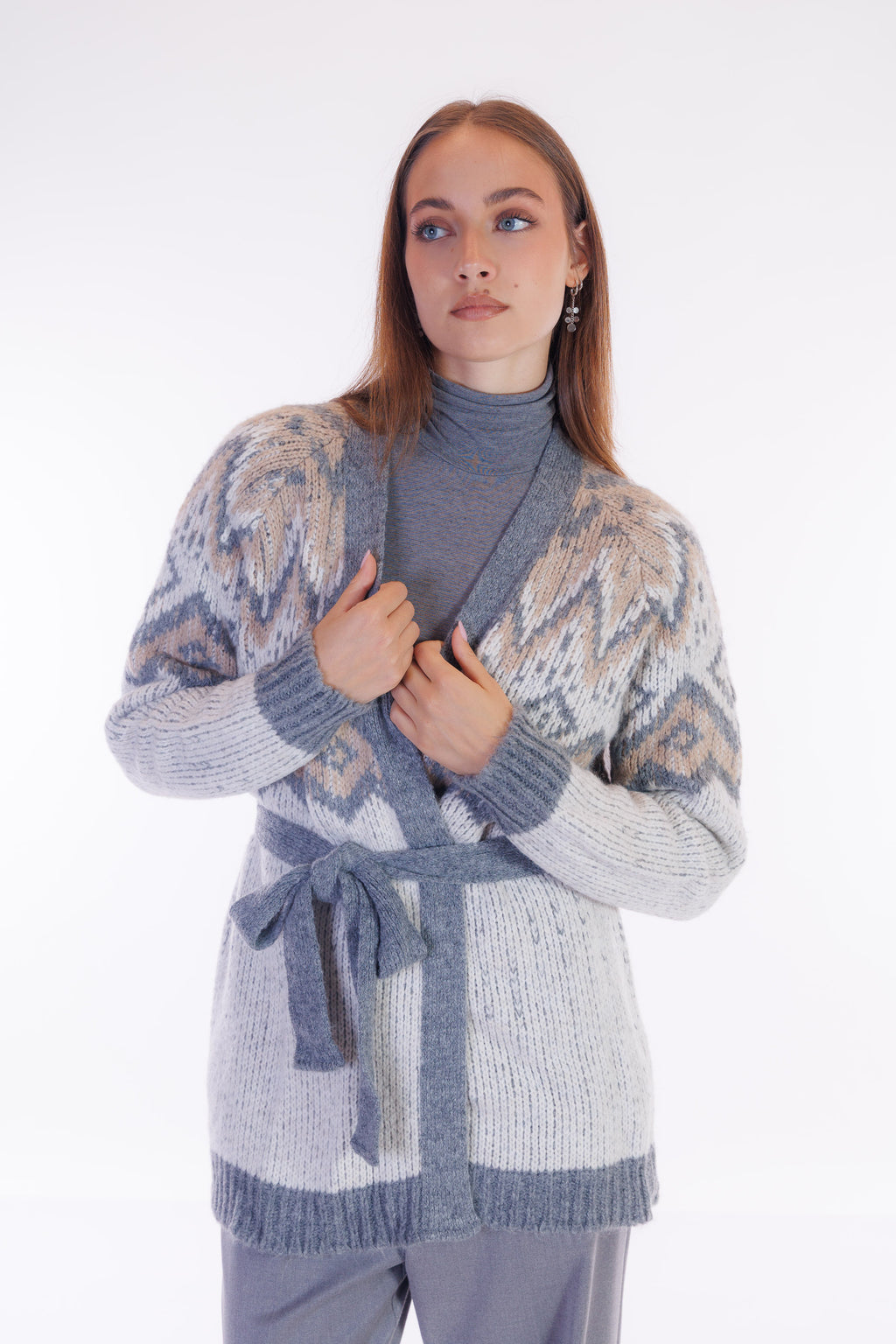 Cardigan jacquard