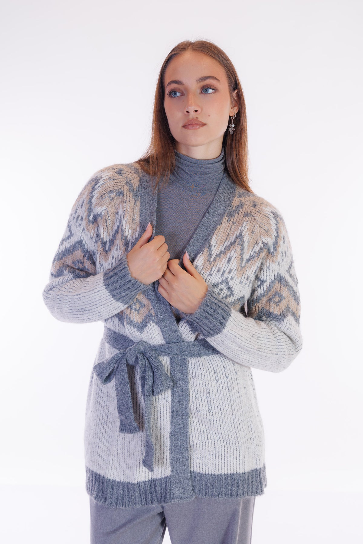 Cardigan jacquard
