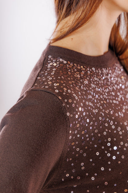 Maglia paillettes