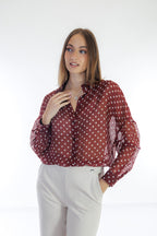 Camicia over pois