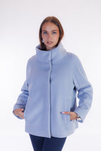 Giaccone collo in piedi velour