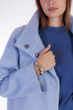 Giaccone collo in piedi velour