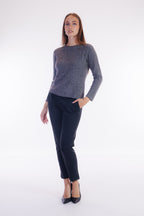 Pantalone chinos elastico lato