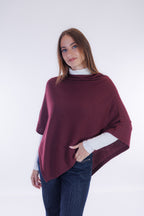 Poncho m. cashmere