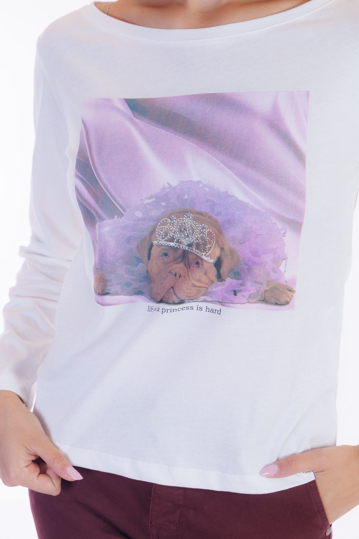 T-shirt princess dog