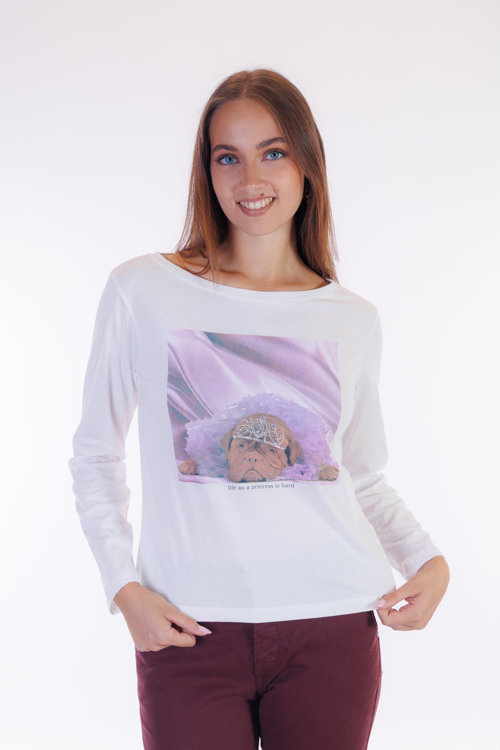 T-shirt princess dog