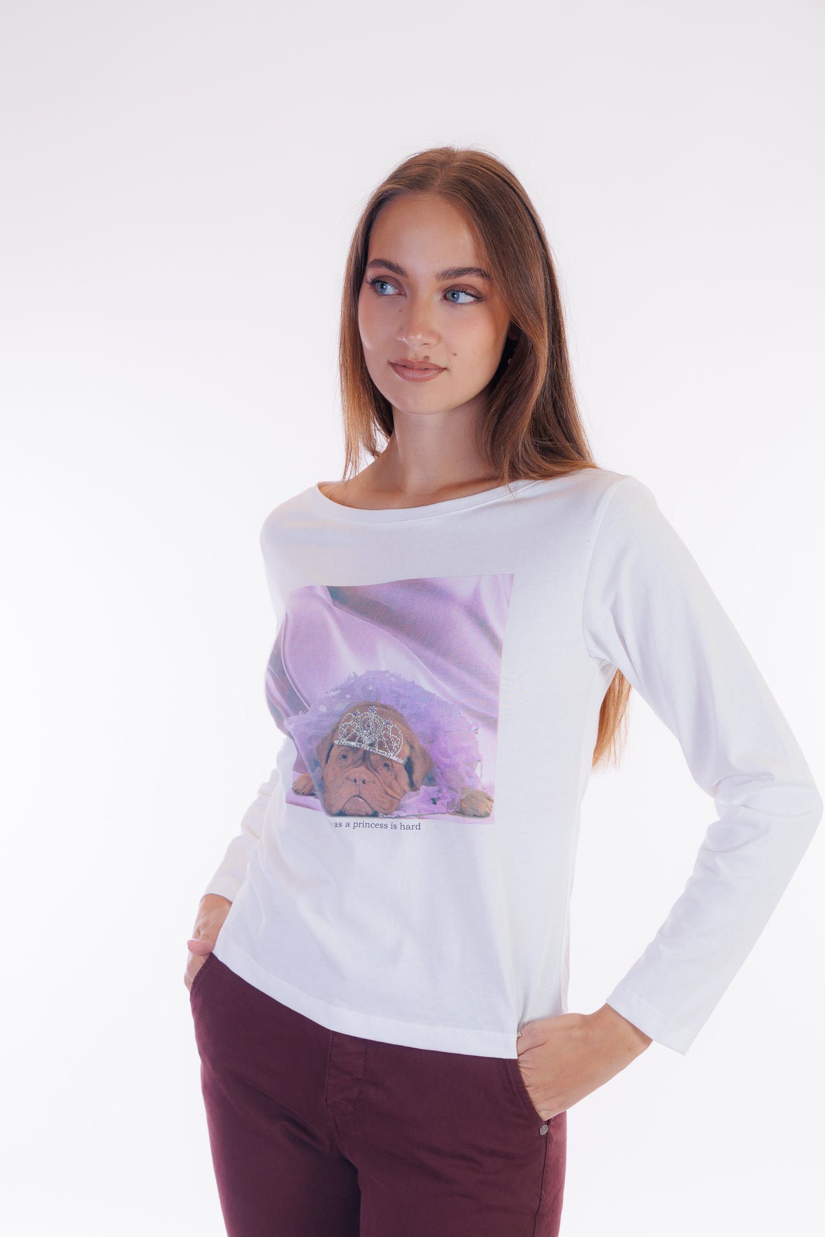 T-shirt princess dog