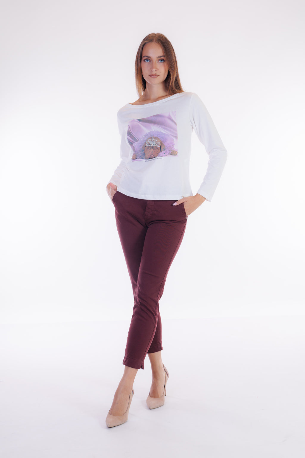 T-shirt princess dog