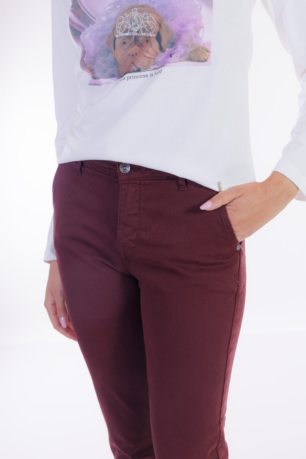 Pantalone chinos super strech
