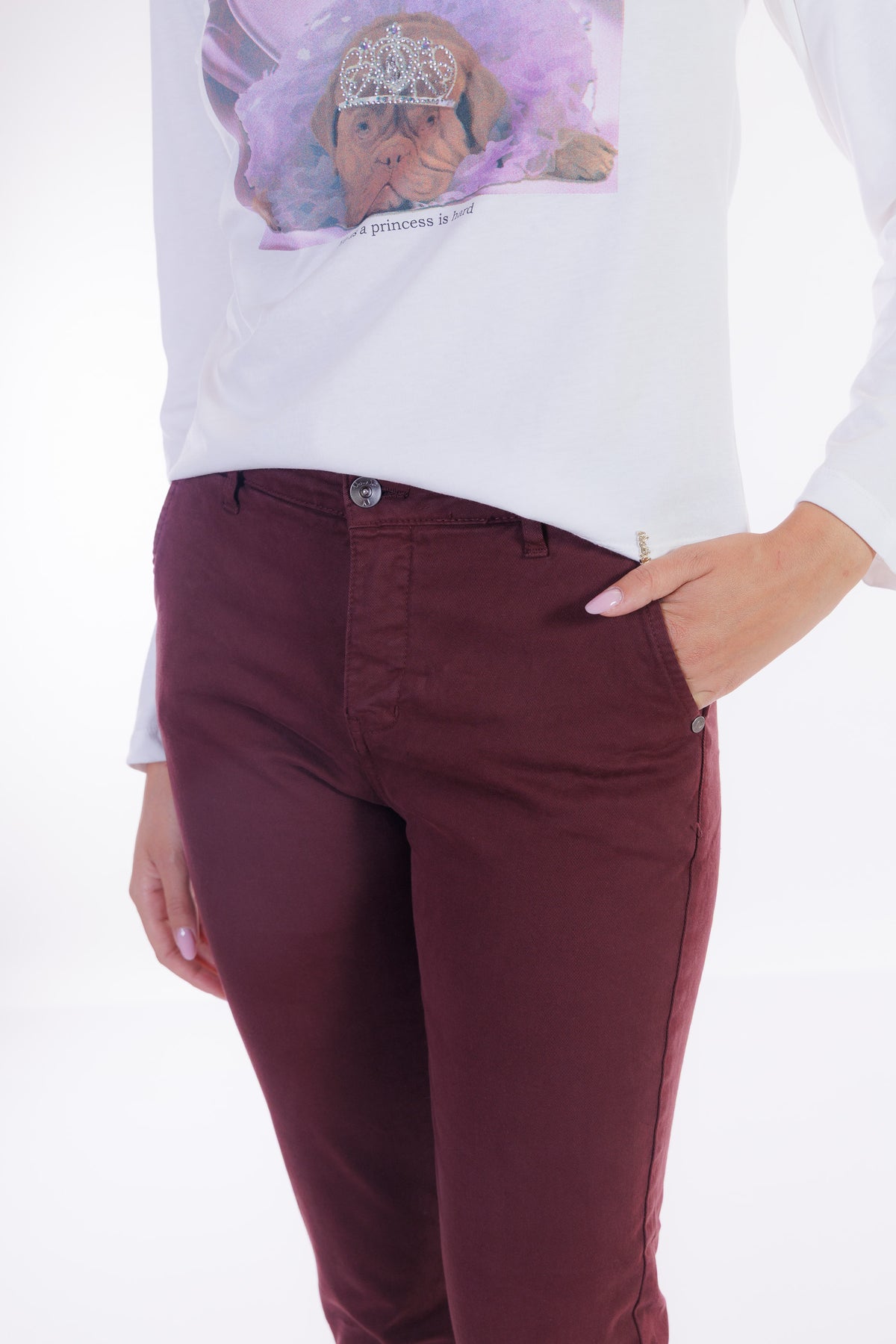 Pantalone chinos super strech