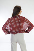 Camicia over pois