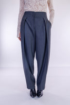 Pantalone balloon con pinces