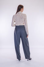 Pantalone balloon con pinces