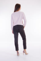 Pantalone chinos elastico lato