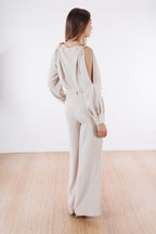 Blusa fluida anelli dorati