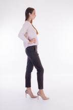 Pantalone chinos elastico lato