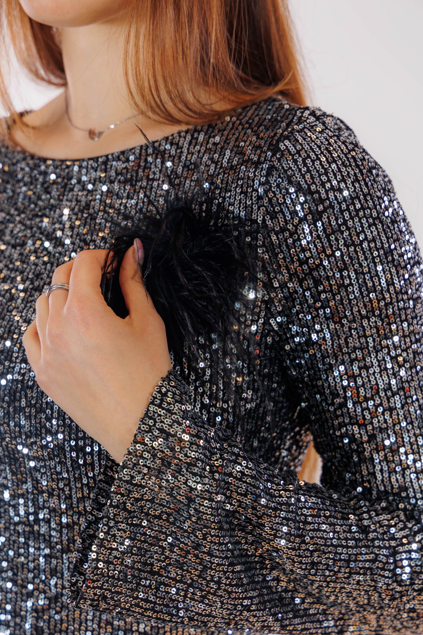 Miniabito paillettes