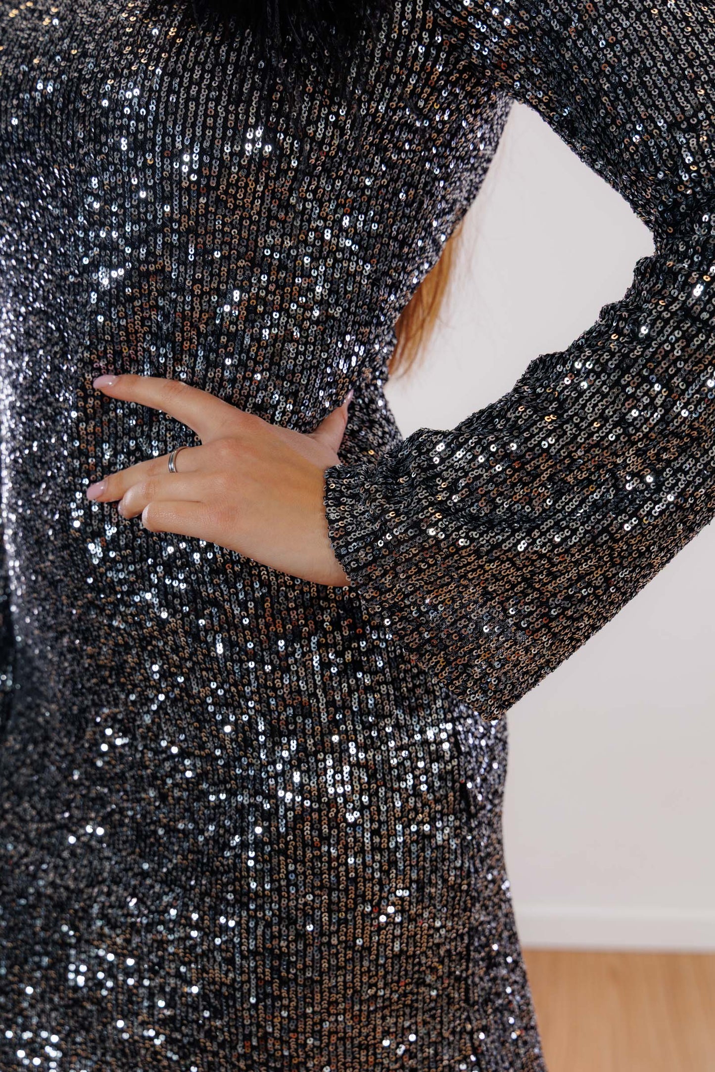 Miniabito paillettes