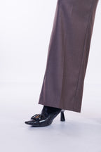 Pantalone largo flanella