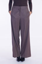 Pantalone largo flanella