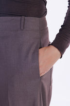 Pantalone largo flanella