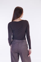 Pantalone largo flanella