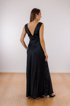 Abito incrocio satin