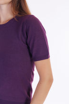 Maglia mezza manica girocollo