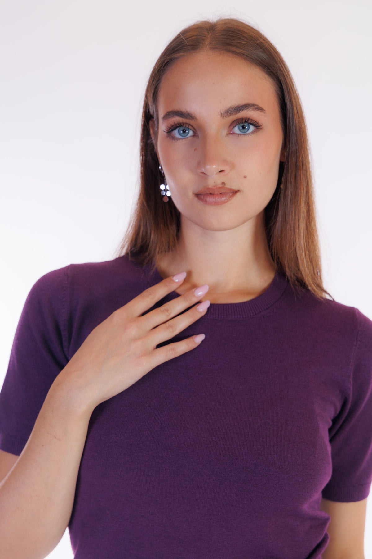 Maglia mezza manica girocollo