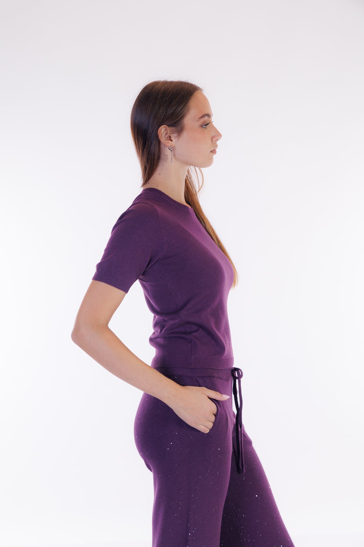 Maglia mezza manica girocollo