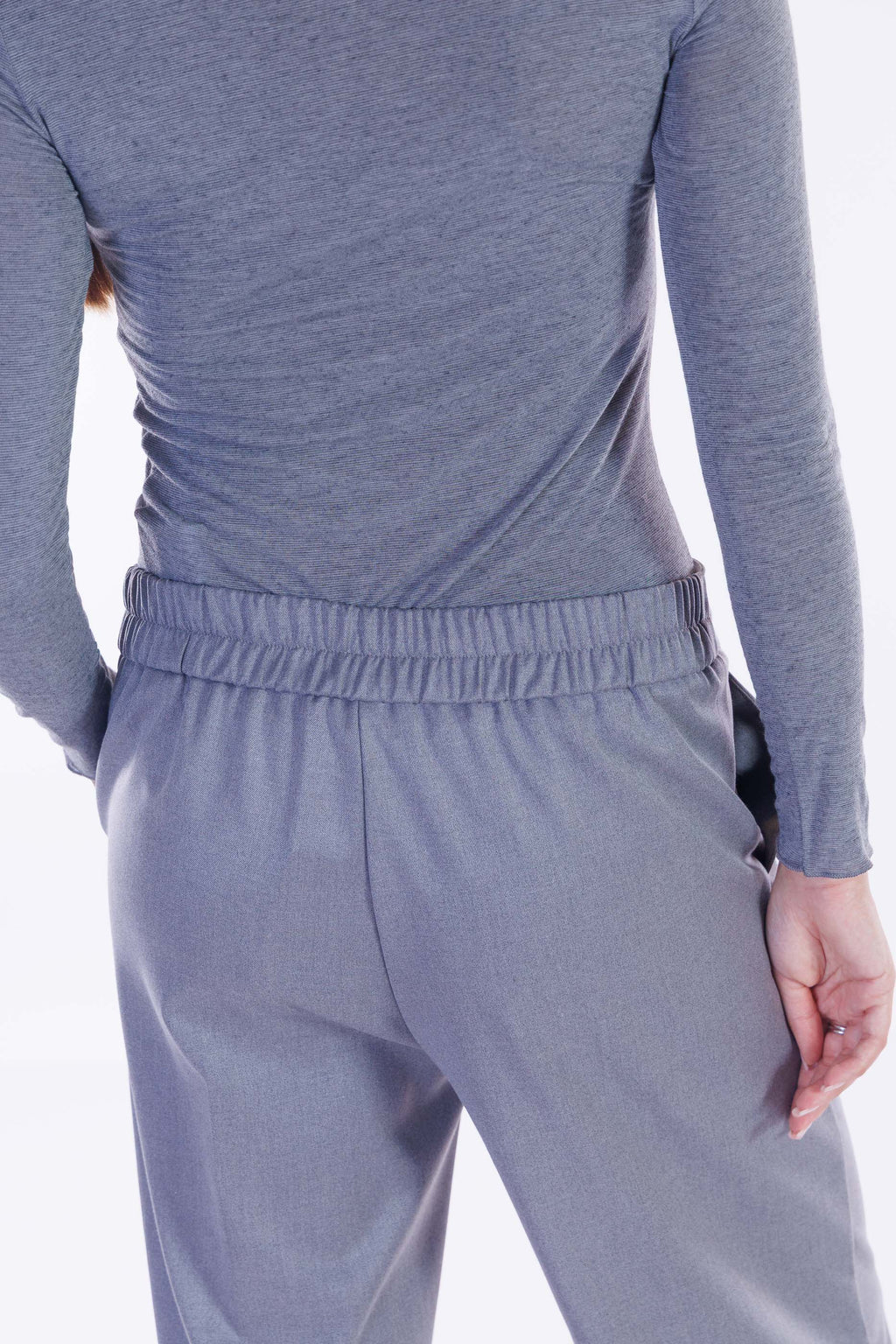 Pantalone palazzo flanella
