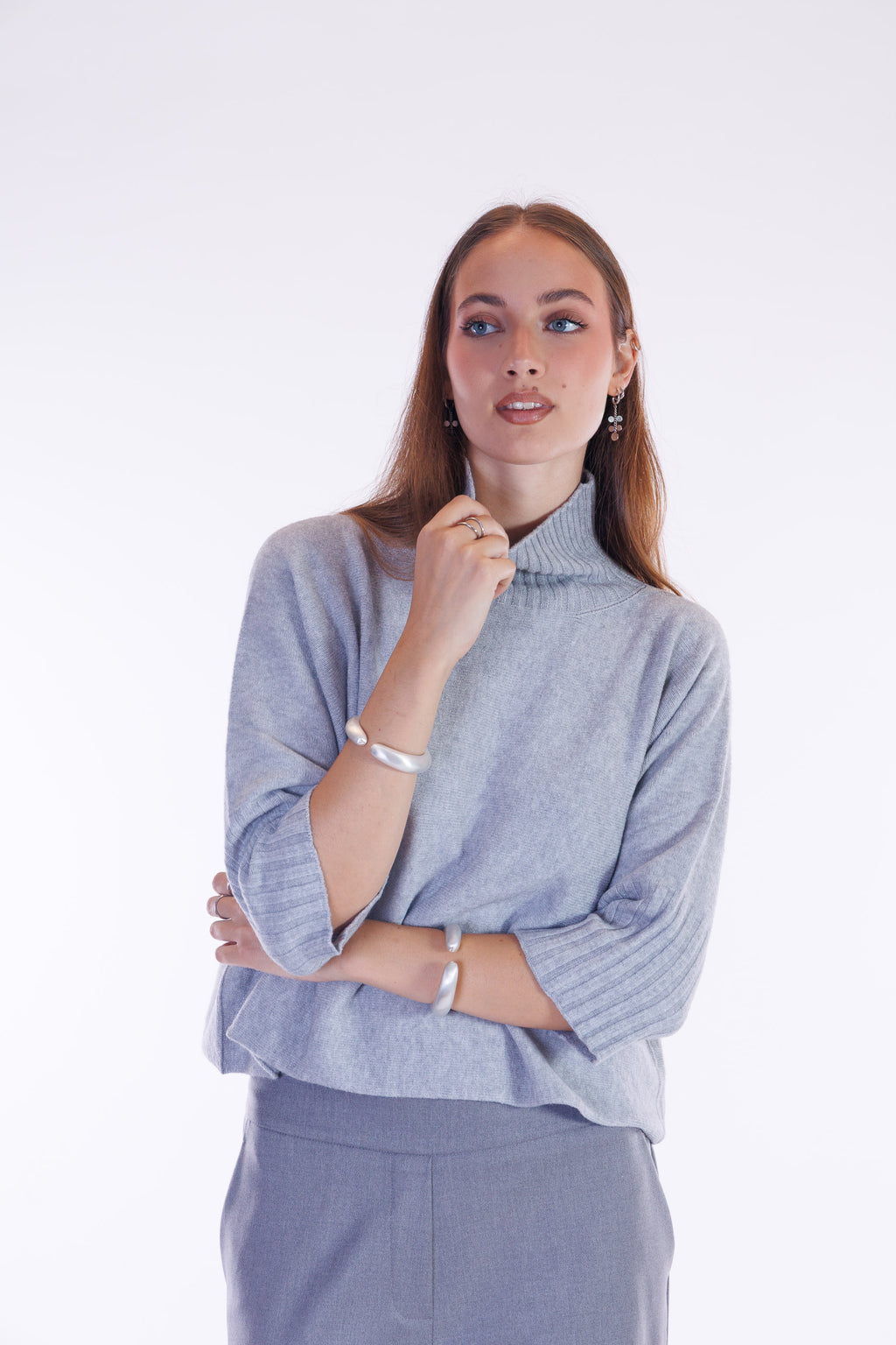 Maglia collo maniche 3/4