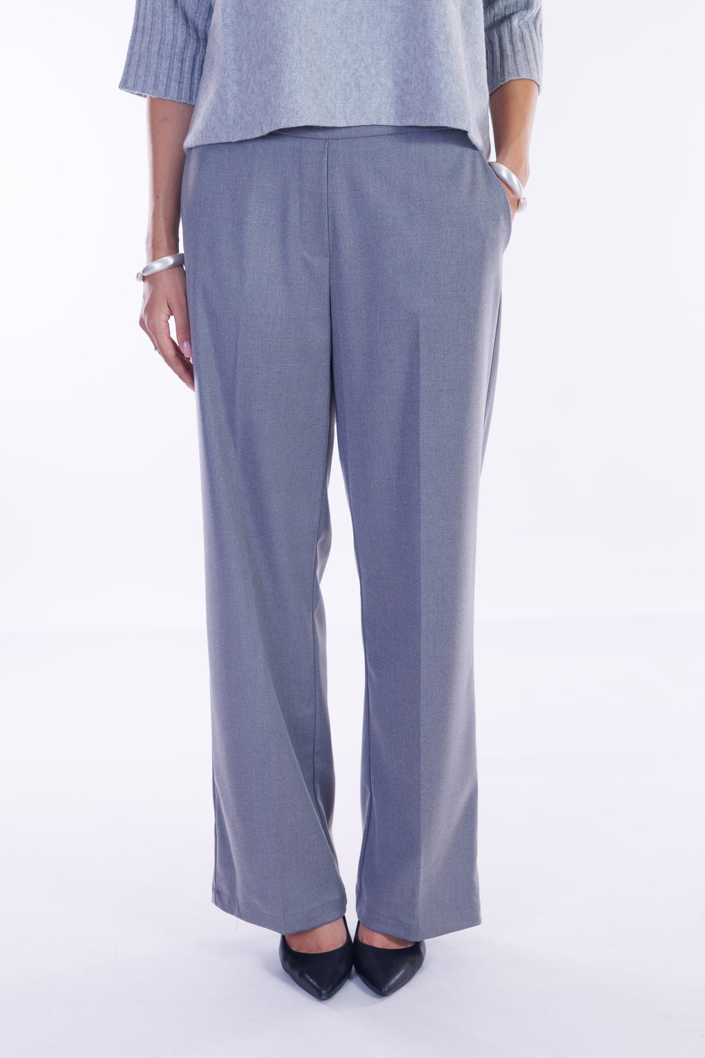 Pantalone palazzo flanella
