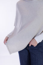 Poncho m. cashmere