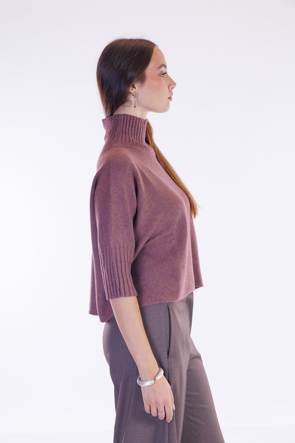 Maglia collo maniche 3/4