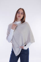 Poncho m. cashmere