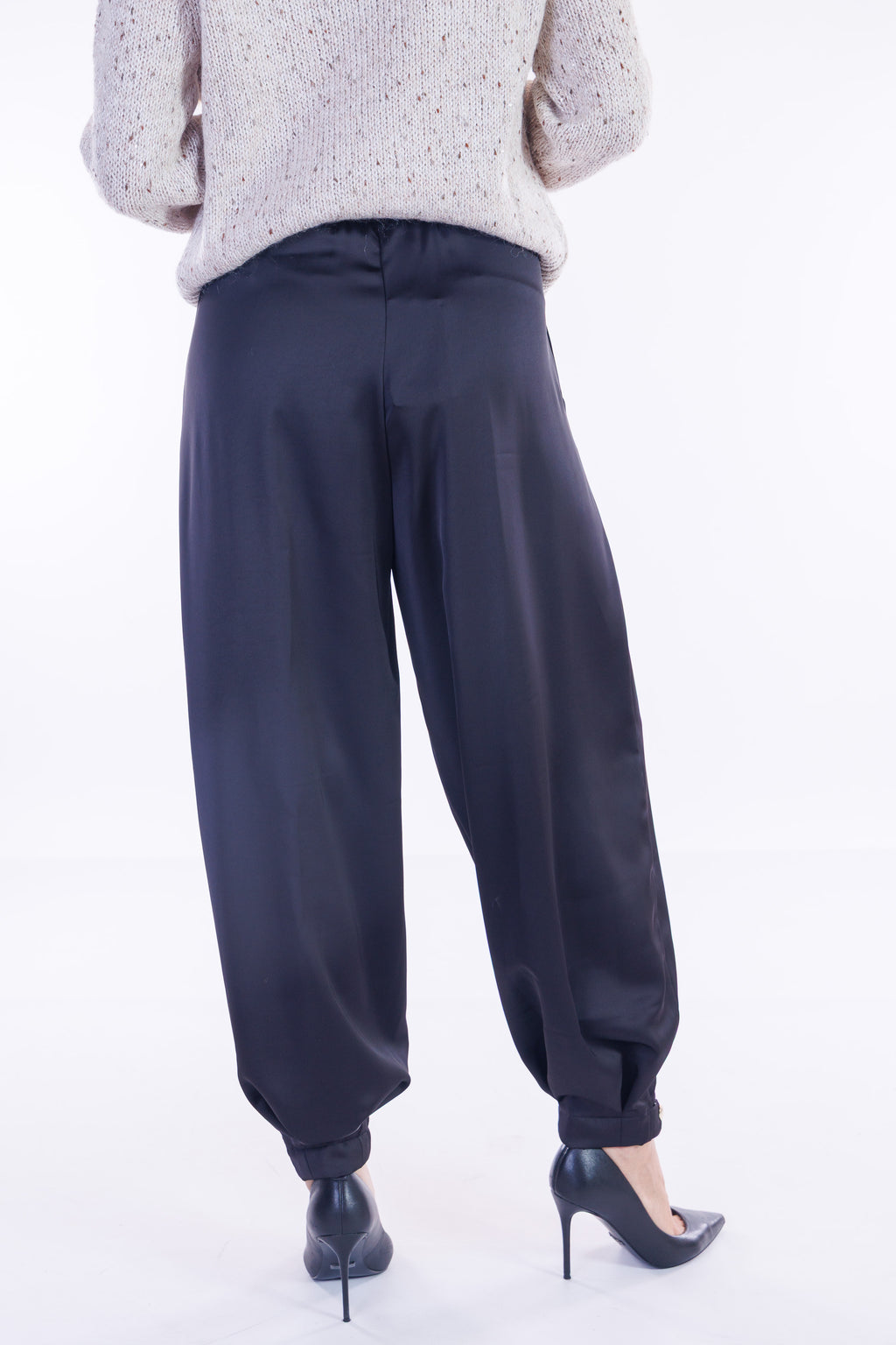 Pantalone harem raso