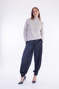 Pantalone harem raso