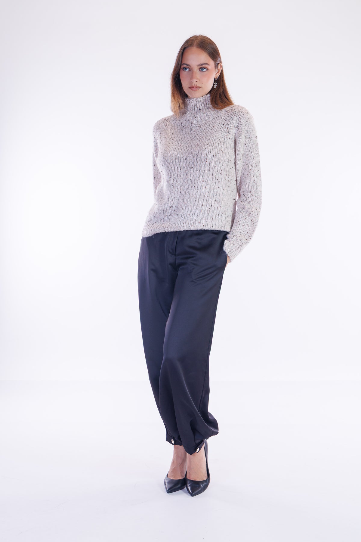 Pantalone harem raso