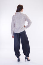 Pantalone harem raso