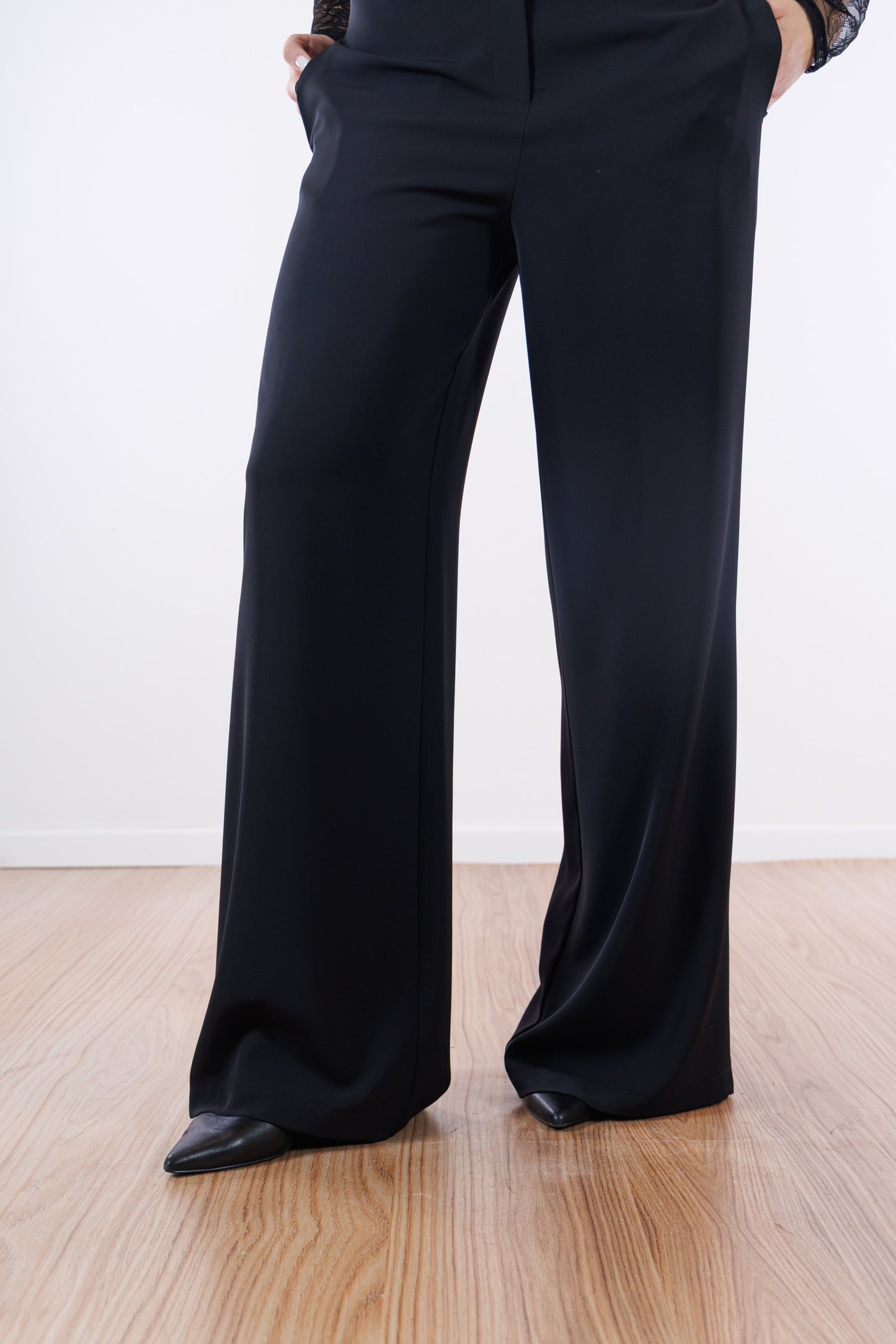 Pantalone palazzo fluido