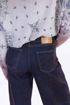 Jeans floccato balloon
