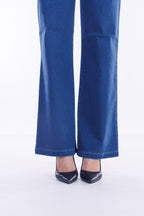 Pantalone tencel flare