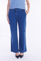 Pantalone tencel flare