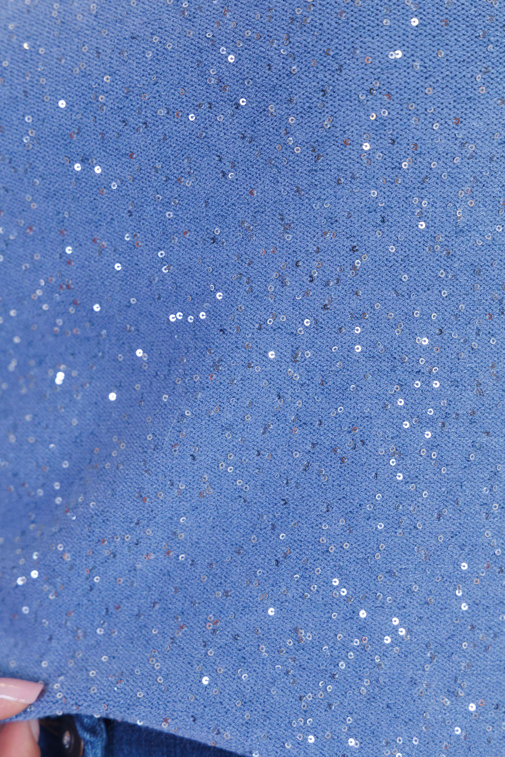 Top micro paillettes